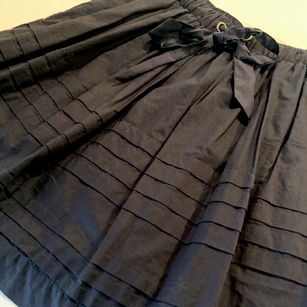 Anthropologie Adille mid length skirt navy